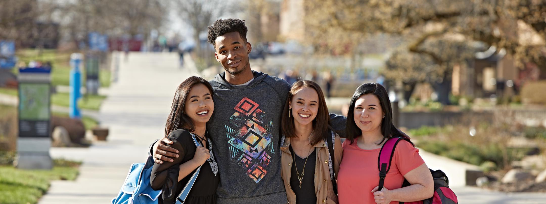 Students outdoors